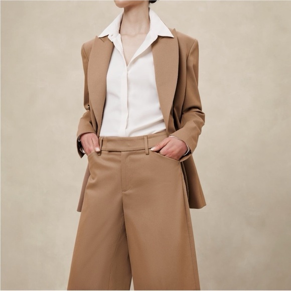 Banana Republic Stretch Cotton Icon Trouser NWT Size 6 - Picture 3 of 7